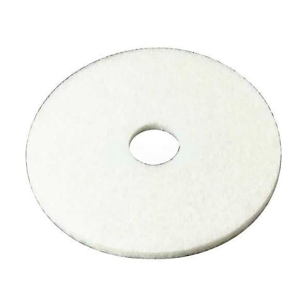 Super Polish Pad 410010in, White, 5PK